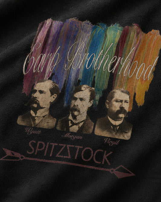 Western T-Shirt Vintage Fotografie Detailansicht – Earp von Spitzstock