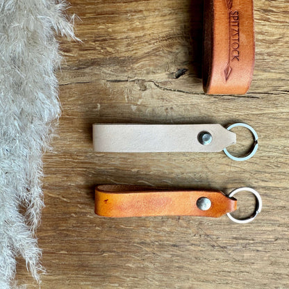 Key chain personalized leather