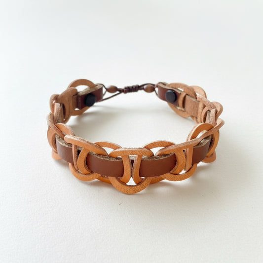 leather bracelet men gift idea friend