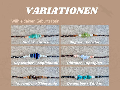 Armband April Geburtsstein Bergkristall - Armbänder