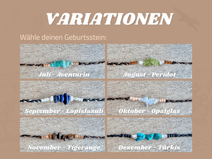 Armband Dezember Geburtsstein Türkis - Armbänder