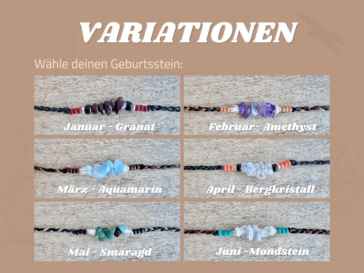 Armband Februar Geburtsstein Amethyst - Armbänder