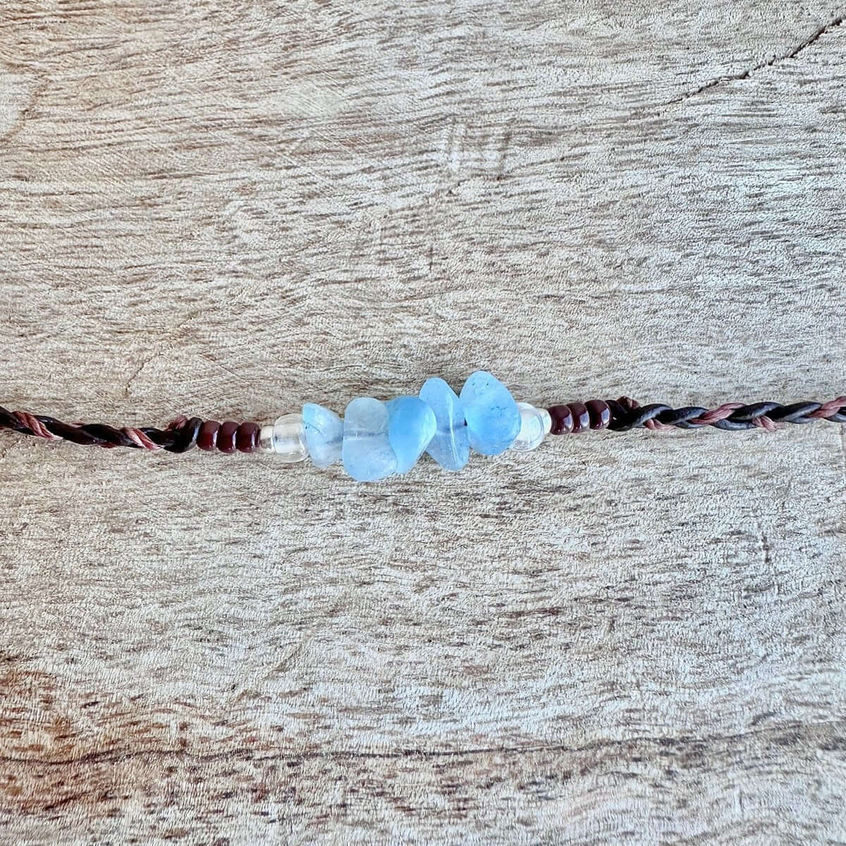 Armband März Geburtsstein Aquamarin - Armbänder