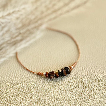 Armband November Geburtsstein Tigerauge - Armbänder