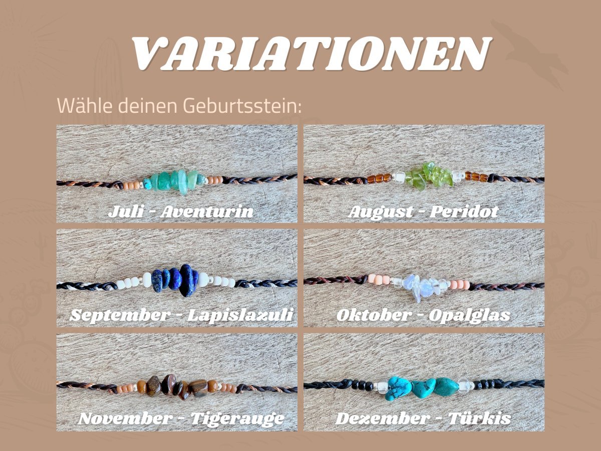 Armband November Geburtsstein Tigerauge - Armbänder