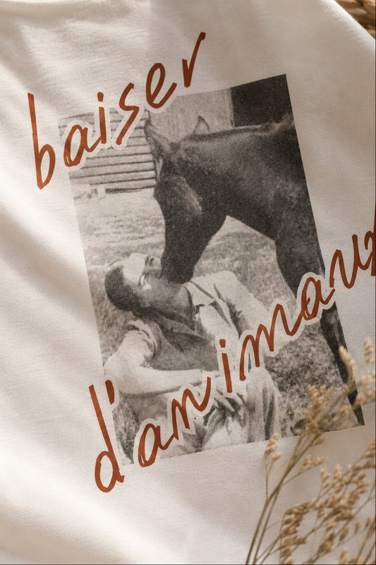 Western T-Shirt Pferd Motiv Detailansicht – Camille von Spitzstock