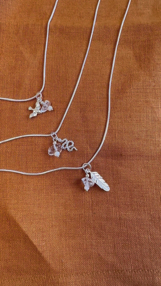 Silberkette Charms Taube