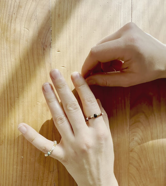 Pearl ring adjustable