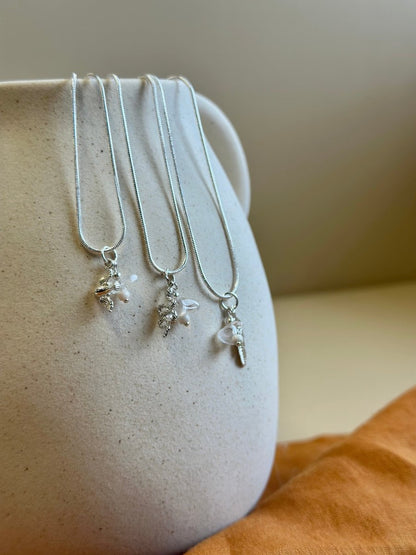 Silberkette Charms Schlange - Halsketten